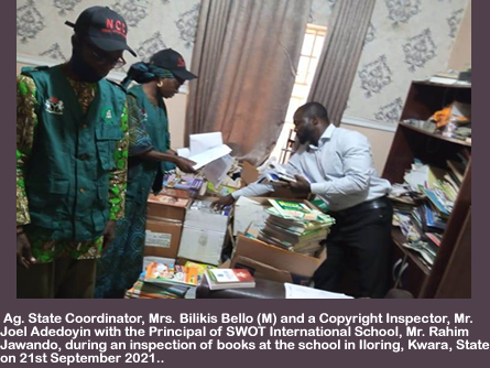 School Proprietors, Book Sellers Cautioned against Piracy in Ilorin